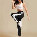 Women's Joggers Pants with Zipper Pockets High Waisted Athletic Drawstring Sweatpants for Lounge Workout Jogging 2024 (Beige, S)