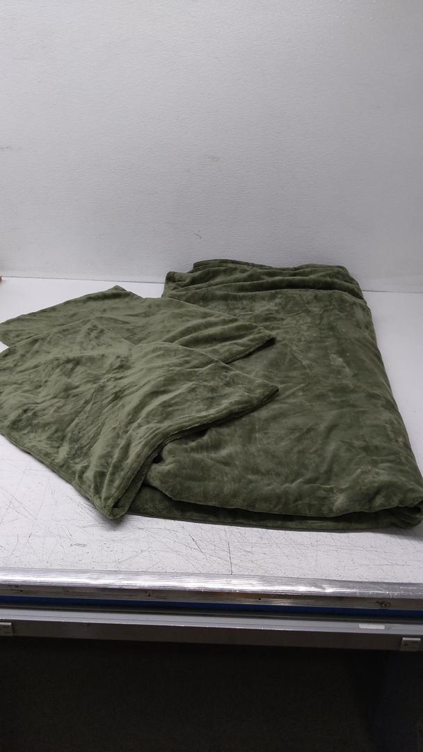 Jellymoni  2 Pillowcase And Duvet 84" x 82" Green