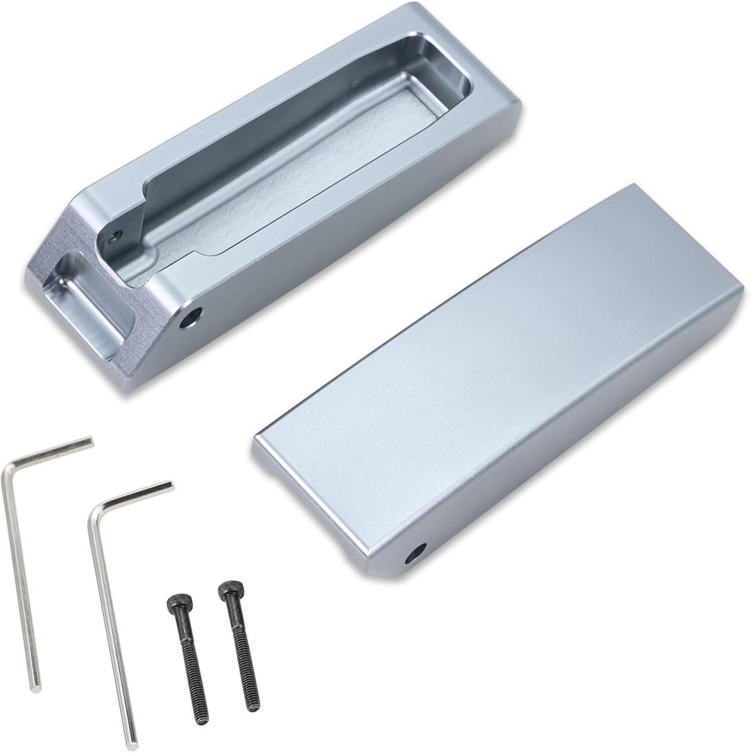 F2S-U264L-01-00 2PCS Rear Compartment Latch Lock Fits for Yamaha WAVERUNNER FX Cruiser-HO/SHO/SVHO ; FX-HO/SHO/SVHO, FX LTD SVHO ; for Yamaha waverunner Accessories 2012-2018 Silver