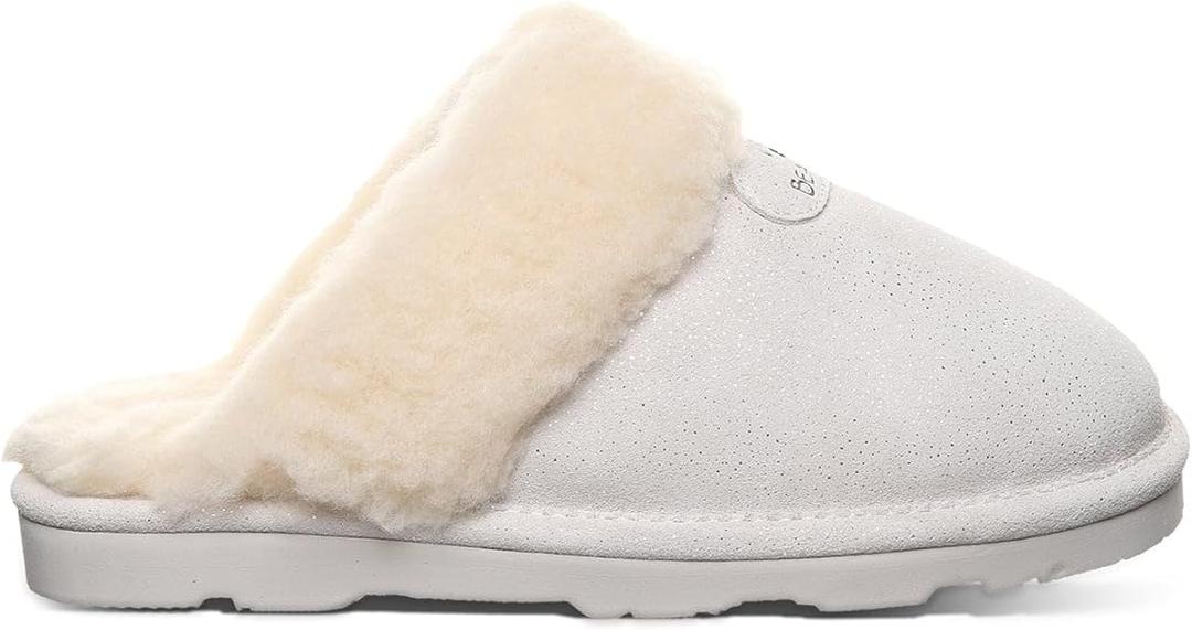 BEARPAW womens Loki Exotic(White,6)