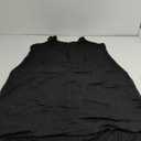 Womens Sleeveless Long Nightgown Wide Strap Chemise Summer Loose Sleepshirt (Large, Black)