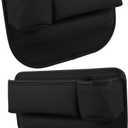 2Pcs Car Gap Filler Organizer Durable Car Seat Storage Box for Phones Keys Snacks Fit for Seat Gaps Multi Functional Storage for Interior