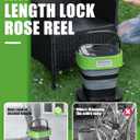 Portable Cordless Electric Sprayer with 3.2 Gal Water Tank, Auto-Retract & Any-Length Lock Hose Reel, Portable Pressure Washer for Rinseless Car Wash, HVAC Coil Cleaning, Pet Care, and Camping Shower