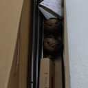 Bronze Curtain Rod 32 to 58 Inches (2.6 to 4.8 ft), USFOOK 7/8 Inch Telescoping Splicing Curtain Rods for Windows 20 to 53 Inch, Drapery Rods with Leaf Finials
