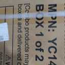 Tatub Large Trampolines Outdoor 14ft for Kids and Adults,Outdoor Recreational Pumpkin Trampolines with Curved Poles and Safety Enclosure Net, Basketball Hoop, Ladder