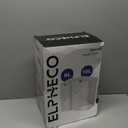 ELPHECO Bathroom Trash Can with Lid, 2 Pack Automatic Garbage Can, 2.5 Gallon + 4 Gallon Motion Sensor Smart Bathroom Decor, Slim Waterproof Trash Bins for Bedroom, Office, Living Room, White