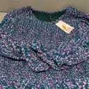 PRETTYGARDEN Women's Spring Dresses 2026 Long Sleeve Flowy Casual Floral Maxi Dress Crew Neck Smocked Tiered Long Dress (XX-Large, Floral Purple Green)