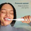 Philips Sonicare 4100 Series Electric Toothbrush - Sonic Toothbrush with Advanced Sonic Technology, Pressure Sensor, Two Intensity Settings, Smartimer & Quadpacer, White, Model HX3681/23