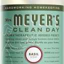MRS. MEYER'S CLEAN DAY Hand Soap, Made with Essential Oils, Biodegradable Formula, Basil, 12.5 fl. oz
