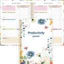 ADHD Planner for AdultsWomenDaily Productivity Planner with Task Management Organizer, Self-Cares, Daily Schedule,To-Do List,Brain Dump,ADHD Journal to Stay Organized and Focused (Floral)