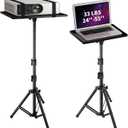 Projector Stand Adjustable 24 to 55 inches Heavy Duty 33LB Projector Mount as DJ Racks, Portable Projector Tripod, Tall Floor Stand for Office, Home, Stage or Studio