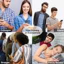 5 x QHOHQ for iPhone 16 Pro Max Privacy Screen Protector + Camera Lens Protector, [Military Grade Shatterproof], Top 9H+ Anti Spy Glass, Full Edge Coverage, Ultra Durable,with Installation Tool [3+3 Pack]