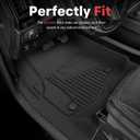 TTX LIGHTING Floor Mats & Cargo Liner & Backrest Mat for Ford Expedition Max 2018-2024 with 2nd Row Bucket Seat - 1st & 2nd & 3rd Row Floor Liner All Weather Protection Car Accessories (Only for Max)