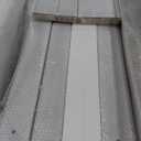 ROYMELO 30x96 Inch White Sliding Barn Door Slab with 5.5ft Hardware Kit Included, 5-Panel, MDF Wood Panel Covered with Water-Proof Scratch-Proof PVC Surface, Simple DIY Assembly