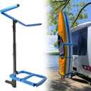 RV Kayak Rack for Camper, Vertical Kayak Hitch Rack Carrier Fits Up to 12' Kayaks, 2'' Hitch Receiver 150LBS for RV Truck SUV