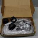 Fuel Transfer Pump with Auto Stop Sensor Overfill Protection, 3.2 GPM Portable Automatic Fuel Transfer Pump Kit with 4 Tank Adapter, Portable Gas Pump for Oil, Diesel, Gasoline Black