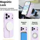 OTOFLY Magnetic for iPhone 17 Pro Max Case,Compatible with Magsafe,Classic Liquid Silicone Mobile Phone Case,Integrated Camera Control Button,Anti-Scratch Microfiber Lining, Cloud Mauve