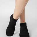 Niorasen Ankle Socks for Women, 6 Pairs Breathable Bamboo Viscose Low Cut Thin Socks,Moisture Wicking Casual Sports Running (Black), US 10-13