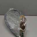 Faustina Brushed Gold Waterfall Bathroom Faucet 1 Hole Single Handle,Wide Open Spout Waterfall Bathroom Faucet with Pop Up Drain,Stainless Steel Utility Sink Faucet RV Bathroom Vanity Faucet Basin