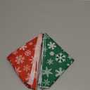 HunnmingRe 20 Pcs Christmas Dog Bandanas Bulk Snowflake Bandanas for Xnas Kerchief Set Bibs Triangle Dog Cat Scarf for Small Medium Large Pet Decoration(Cute Color, Snowflake Pattern)