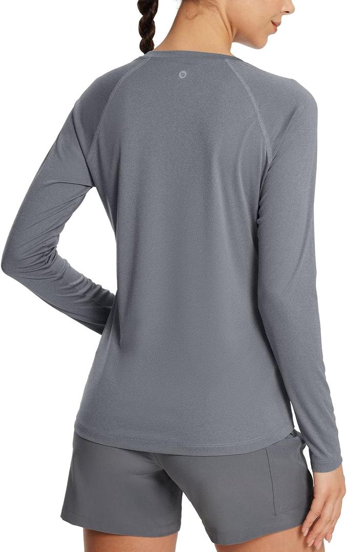 baleaf Women's Soft Athletic T-Shirt (Gray, S)