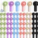 Rossesay 60 Pcs Mini Portable Fan, Green, Pink, White, Blue, Black, Purple
Small Handheld Fans, Battery Operated Portable Personal Fans, Summer Party Travel Beach, Indoor Outdoor Cooling Gift