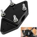 Heavy Duty Barrel Vise Tool, Aluminum Barrel Clamp with Leather Inserts, Non-Marring Design, Fits 0.67”–1.375” Outside Diameter