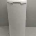 Diaper Genie Essence Pail, White with 18 Easy Roll Refill Bags