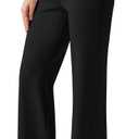 Willit Women's Wide Leg Dress Pants High Waisted Stretch Work Pants Office Business Casual Slacks Pockets Petite/Regular/Tall (Medium, Black)