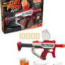 Nerf Pro Gelfire Mythic Full Auto Blaster & 10,000 Gelfire Rounds, 800 Round Hopper, Rechargeable Battery, Eyewear, Ages 14 & Up