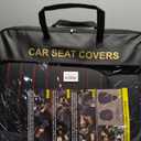 Colorado Seat Covers, Custom fit for 2015-2022 Chevy Colorado Crew Cab Z71 LT ZR2 Work Truck(Full Set, Black&Red)