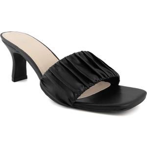 LONDON FOG Womens Leana Dress Sandal Womens comfort Heeled Sandals. size 9 - 1/2 M