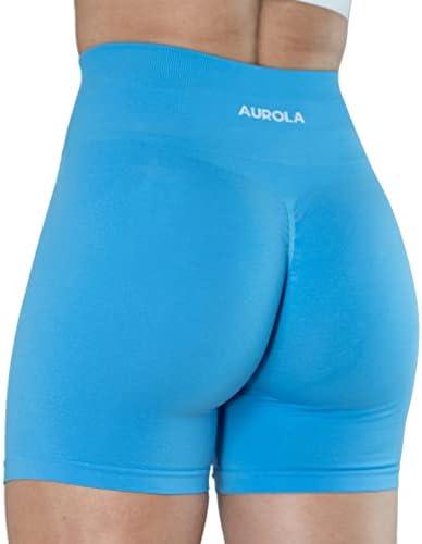 AUROLA Intensify Workout Shorts for Women Seamless Scrunch Short Gym Yoga Running Sport Active Exercise Fitness Shorts.S