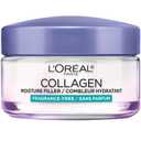 L'Oreal Paris Collagen Moisture Filler Facial Moisturizer, Fragrance Free, Anti Aging Face Cream, Non-Greasy Skin Care Formula For Up to 48HR Hydration, 1.7 oz