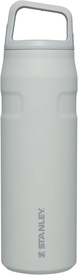 Stanley IceFlow Cap and Carry Water Bottle | Wide Mouth Twist Lid | Lightweight & Leakproof for Travel & Sports | Insulated Stainless Steel | BPA-Free (Fog Glimmer)