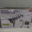 PBD Amplified Outdoor TV Antenna with 360° Motorized Rotation, UHF/ VHF Long-Range Reception, Remote Control, Mounting Pole & 40FT RG6 Cable, Dual TV Outputs, Supports 4K/ 1080P Smart & Older TVs