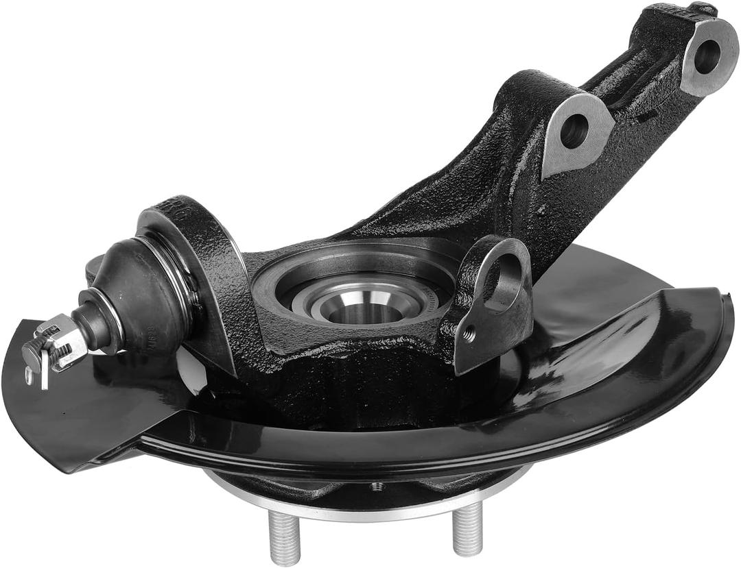 Front Steering Knuckle & Wheel Bearing Hub Assembly Compatible with Honda Civic 2001-2002 L4 1.7L,Left Driver Side Replaces # 51215S5AJ10,698-47945255S01A00,44600S5DA00