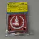 Blue Sea Systems 6008 m-Series Battery Switch 3 Position Selector, Red