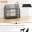Dosker 42" Heavy Duty XL Dog Crate, Indoor Steel Escape-Proof Kennel