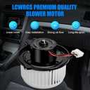 Front AC Blower Motor with Fan Fits for Automatic AC 2014 2015 2016 2017 2018 2019 2020 2021 Mazda 6 CX5 CX-5 Mazda6 Heater Blower Replaces# 76984 GHR161140B