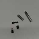 Wahl Micro Groomsman Battery Personal Trimmer for Hygienic Grooming with Rinseable, Interchangeable Heads for Eyebrows, Neckline, Nose, Ears, & Other Detailing - 05640-600 (4 Piece Set)