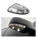 HECASA Mirror Turn Signal Light Compatible with 2009-2013 Dodge Ram 1500 & 2010-2013 2500 LH Right Front Passenger Side Mirror Turn Signal Lamp Housing Cover Replacement for #68064948AA