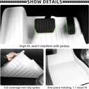 Floor Mats for Tesla 2024-2026 Model 3 5-Seat Floor Mats White, Model 3