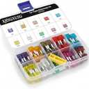 Pack of 3, XJlSGXUSG 130 Pcs Mini fuses Kit, Blade Fuse Assortment Kit(3A/5A/7.5A/10A/15A/20A/25A/30A/35A/40A) (with Puller Tool) for Car, Marine, Truck, RV Fuse Replacement