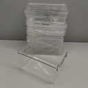 ClearSpace Clear Plastic Storage Bins  Pantry Organizers & Storage Containers, Cabinet Organizer - Home Organization Must Haves for Kitchen, Laundry Room, Office, Closet, Garage & Freezer (8 Pack)