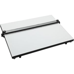 Acurit PXB 24 x 36 Drawing Board for Artists and Designers - Portable Workspace for Drawing, Sketching, Drafting, Painting - Fixed Angled Laminated Surface with Ruler and Parallel Motion Bar