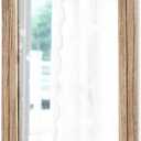 AAZZKANG Rustic Mirror for Wall with Rectangle Wood Framed Decorative Hanging Mirrorrs Large 20"x16"for Bedroom Bathroom Living Room Dressing Room