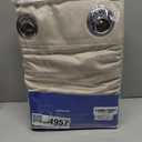 MIULEE Velvet Curtains Beige Elegant Grommet Curtains Thermal Insulated Soundproof Room Darkening Curtains/Drapes for Classical Living Room Bedroom Decor 52 x 84 Inch Set of 2