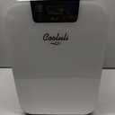 Cooluli 20 Liter Mini Fridge with Temperature Control - White Thermoelectric Cooler and Warmer for Bedroom, Office, Car, Dorm