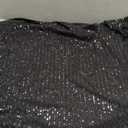 Agnes Orinda Plus Size Sequin Tops for Women Ruffle Short Sleeve Glitter Party Shirt Sparkle Club Night Blouse Top, 2X